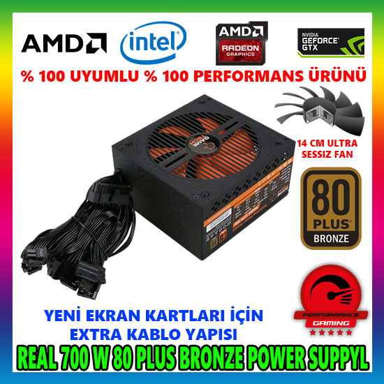 GAMETECH GTP-700 700W 80 PLUS POWER SUPPLY